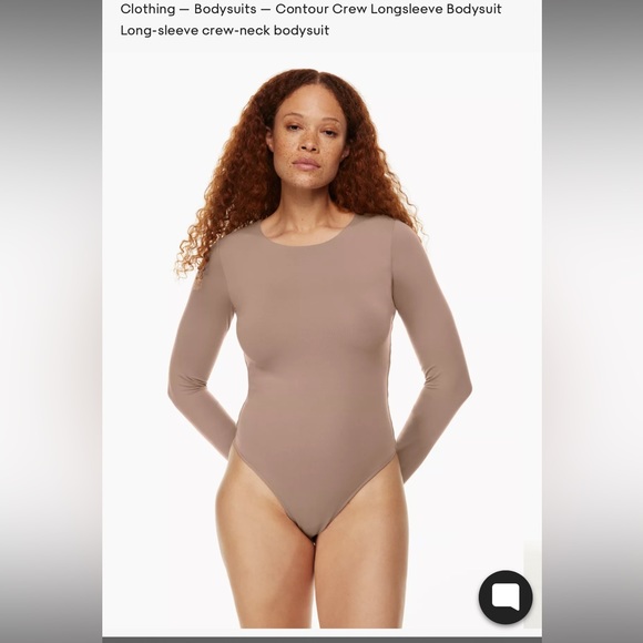 Aritzia Contour Crewneck - Deep Taupe Sz Small - Picture 1 of 2